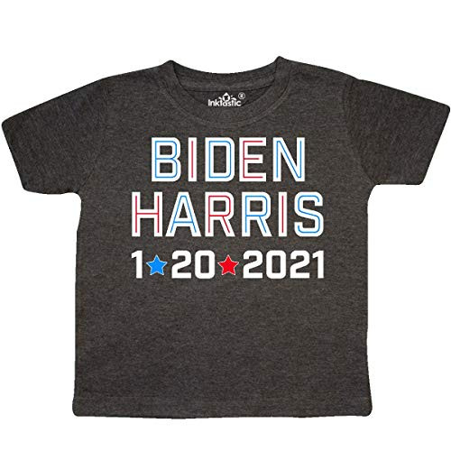 inktastic Biden and Harris Toddler T-Shirt 4T Retro Heather Smoke 3e029