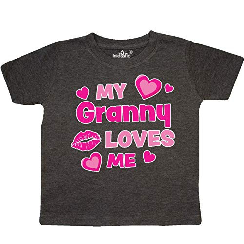 inktastic Valentines Day My Granny Toddler T-Shirt 2T Retro Heather Smoke 3e190 inktastic Valentines Day My Granny Toddler T-Shirt 2T Retro Heather Smoke 3e190
