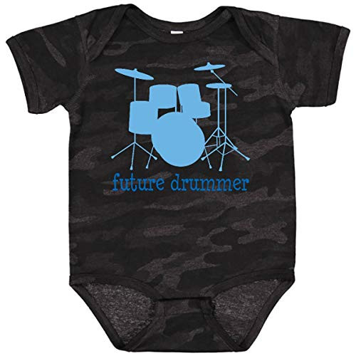 inktastic Future Drummer Music Infant Creeper 24 Months Storm Camo E3ee