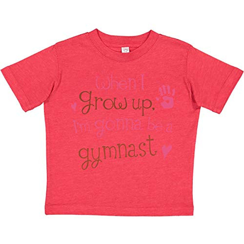 inktastic Gymnast Future Toddler T-Shirt 3T Retro Heather Red Ead8 inktastic Gymnast Future Toddler T-Shirt 3T Retro Heather Red Ead8
