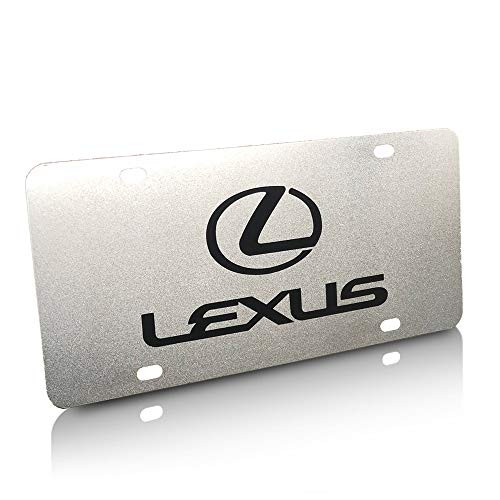 Sliver fit Lexus Metal Sturdy License Plate Cover FreamTag License Plate for Lexus