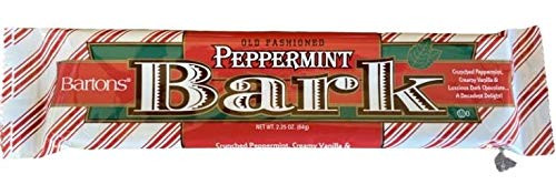 3 Packs Old Fashioned Peppermint Bark - Crunched Peppermint Creamy Vanilla Luscious Dark Chocolate - HolidayChristmas Candy Bars - 2_25 oz per bar