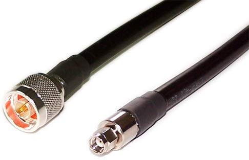 MPD Digital Genuine USA Made Times Microwave LMR-400 RF Coaxial Cable with N Male and RP-SMA Male Connectors 3 Feet