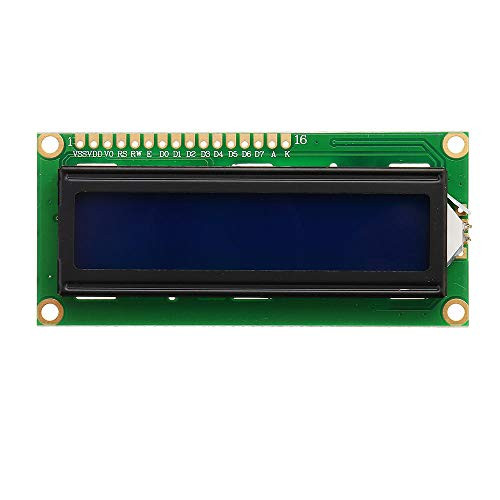 ZJYSM 3Pcs 1602 Character LCD Display Module Blue Backlight for Arduino - Products That Work with prescribed Arduino Boards