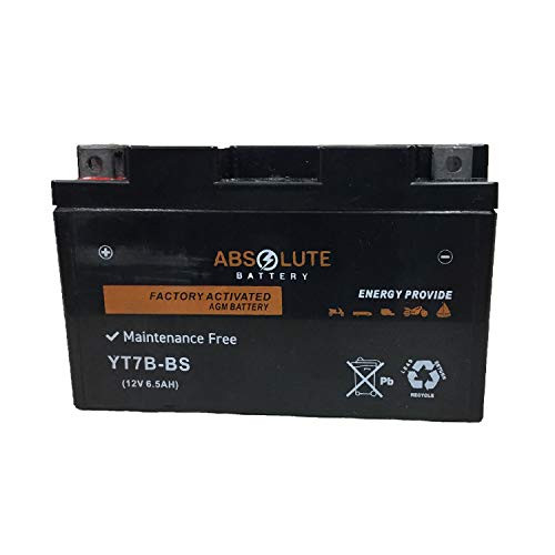 YT7B-BS Replacement Battery For Yamaha 125 Zuma 125 2009-2018 Scooter AGM