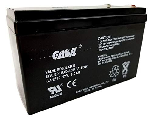 12v 9ah Rechargeable Sealed Lead Acid SLA AGM Battery F2 by Casil 12v 9ah Rechargeable Sealed Lead Acid SLA AGM Battery F2 by Casil