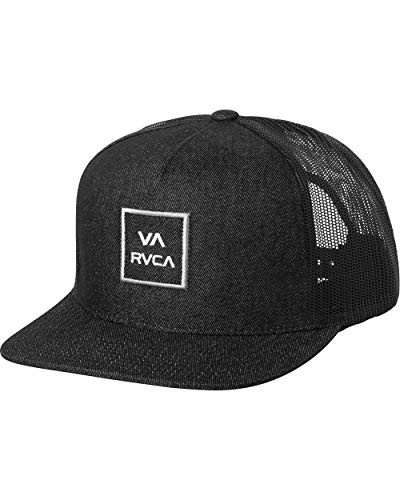 RVCA VA All The Way Boys Trucker HAT BlackWhite ONE Size