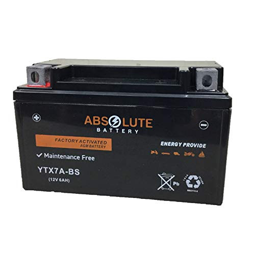 YTX7A-BS Replacement Battery For Kymco 150 Super 8 150 2009-2016 Scooter AGM