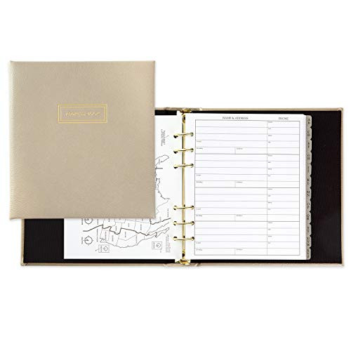 Hallmark Refillable Address Book Cream