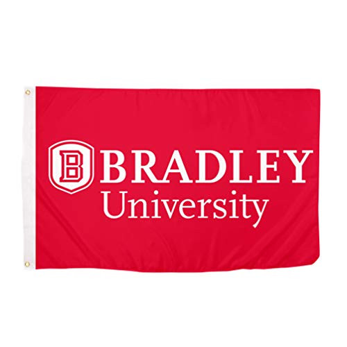 Desert Cactus Bradley University NCAA 100 Polyester Indoor Outdoor 3 feet x 5 feet Flag Style 11a