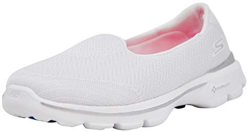 Skechers Performance Womens Go Walk 3 Insight Slip-On Walking Shoe White 11 M US