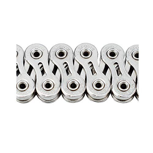 Bibike 91011 Speed Bike Chain 116-Link Ultralight Hollow Pin Bicycle Chain for Mountain Bike Road Bike