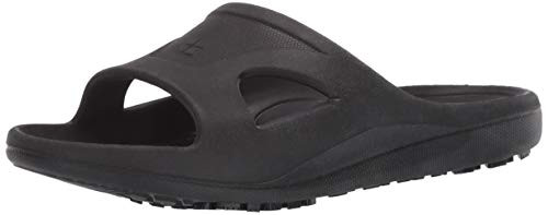 Shoes for Crews Womens Shower Slide Sneaker Black 11