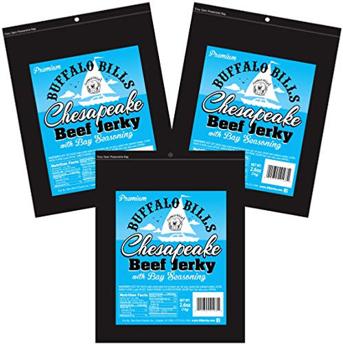 Buffalo Bills 2_6oz Chesapeake Beef Jerky 3-Pack beef jerky made with bay seasoning Buffalo Bills 2_6oz Chesapeake Beef Jerky 3-Pack beef jerky made with bay seasoning