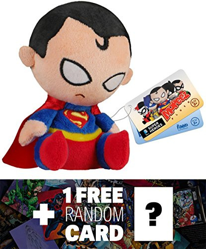 Superman: Funko Mopeez x DC Universe Plush Figure Series + 1 FREE Official DC Trading Card Bundle [58876]