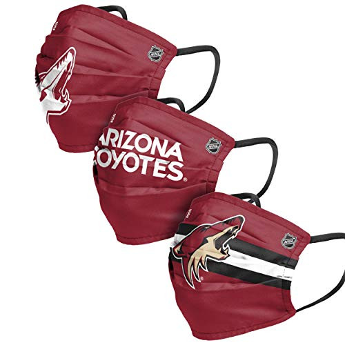 Arizona Coyotes NHL Mens Matchday Face Cover - Adult - 3 Pack Arizona Coyotes NHL Mens Matchday Face Cover - Adult - 3 Pack