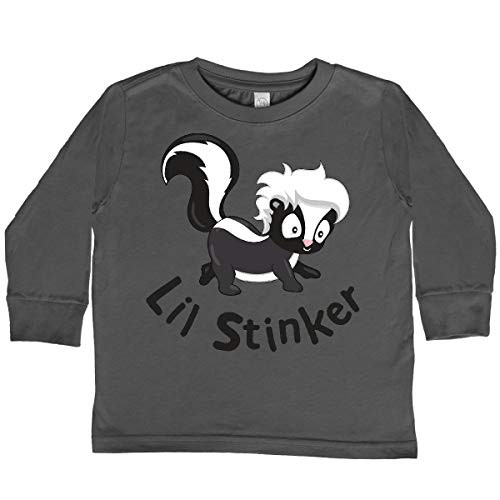 inktastic Lil Stinker Toddler Long Sleeve T-Shirt 3T Charcoal 27ac2
