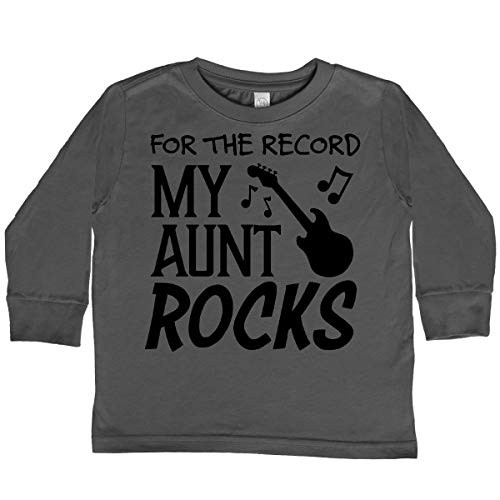 inktastic for The Record My Aunt Toddler Long Sleeve T-Shirt 4T Charcoal 2a39d inktastic for The Record My Aunt Toddler Long Sleeve T-Shirt 4T Charcoal 2a39d
