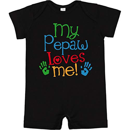 inktastic My Pepaw Loves Me Gift Outfit Infant Romper 24 Months Black 2fc05