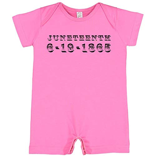inktastic Juneteenth 6-19-1865 Infant Romper 24 Months Raspberry 2fc2f
