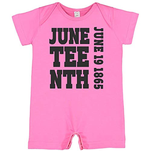inktastic Juneteenth June 19 1865 Infant Romper 24 Months Raspberry 302d4