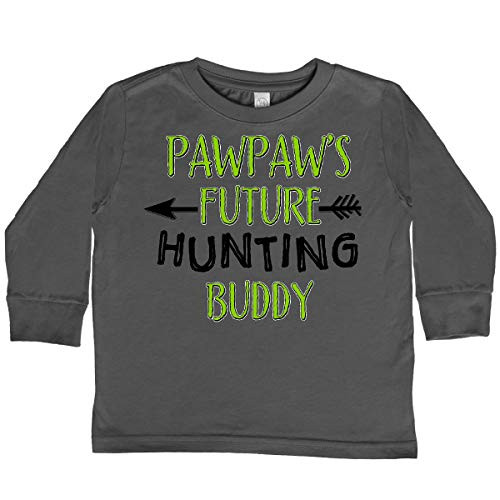inktastic Pawpaws Future Hunting Toddler Long Sleeve T-Shirt 2T Charcoal 31a1f inktastic Pawpaws Future Hunting Toddler Long Sleeve T-Shirt 2T Charcoal 31a1f