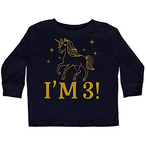 inktastic 3rd Birthday Outfit Toddler Long Sleeve T-Shirt 5-6 Black 32e2a