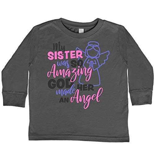 inktastic My Sister was So Amazing Toddler Long Sleeve T-Shirt 4T Charcoal 33159 inktastic My Sister was So Amazing Toddler Long Sleeve T-Shirt 4T Charcoal 33159