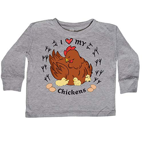 inktastic I Heart My Toddler Long Sleeve T-Shirt 4T Athletic Heather 355a3