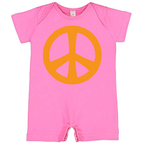 inktastic Peace Sign Symbol Orange Infant Romper 12 Months Raspberry 57d9