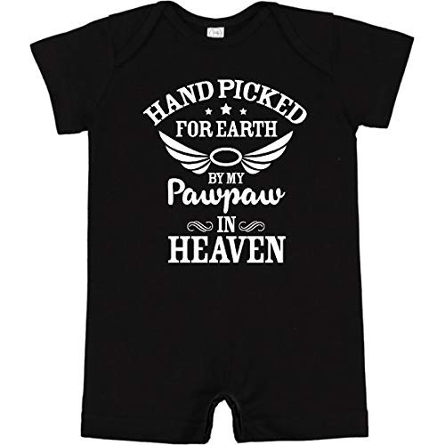 inktastic Handpicked for Earth by My Pawpaw Infant Romper 6 Months Black 372aa