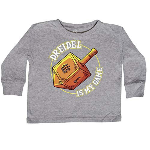 inktastic Hanukkah Dreidel Toddler Long Sleeve T-Shirt 2T Athletic Heather 389cd