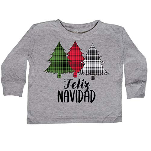 inktastic Feliz Navidad Toddler Long Sleeve T-Shirt 3T Athletic Heather 392fd inktastic Feliz Navidad Toddler Long Sleeve T-Shirt 3T Athletic Heather 392fd