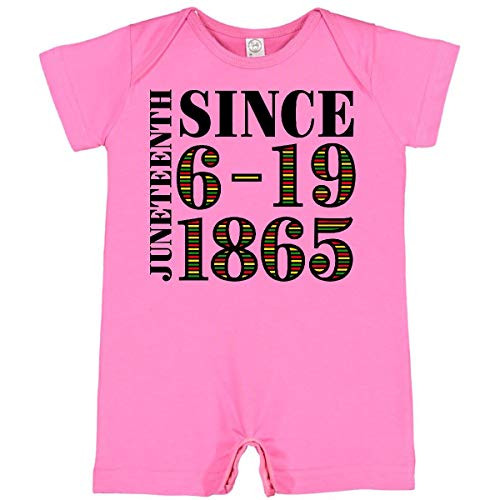 inktastic Juneteenth Since 6-19-1865 Infant Romper 6 Months Raspberry 3b6fa