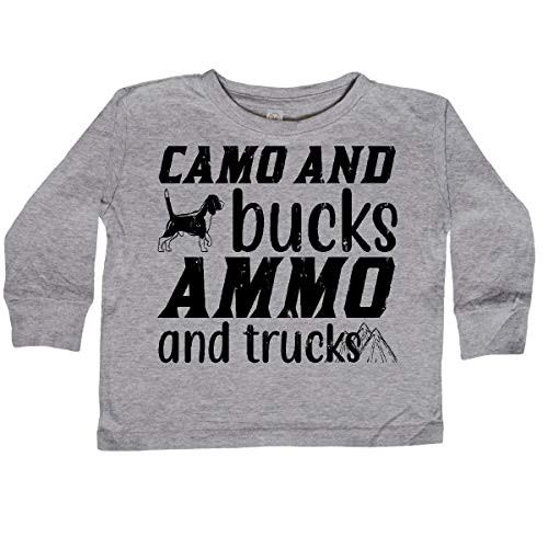 inktastic Hunting Camo and Toddler Long Sleeve T-Shirt 3T Athletic Heather 3d950 inktastic Hunting Camo and Toddler Long Sleeve T-Shirt 3T Athletic Heather 3d950