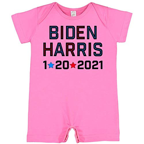inktastic Biden and Harris 1-20-2021 Infant Romper Newborn Raspberry 3e02a