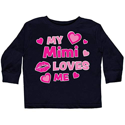 inktastic Valentines Day My Mimi Toddler Long Sleeve T-Shirt 5-6 Black 3e193