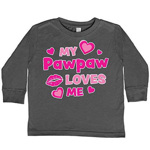 inktastic Valentines Day My Toddler Long Sleeve T-Shirt 2T Charcoal 3e1a2 inktastic Valentines Day My Toddler Long Sleeve T-Shirt 2T Charcoal 3e1a2