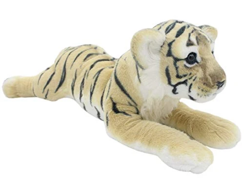 JESONN Stuffed Animals Tiger Toy Plush Cat Brown 19 Inch