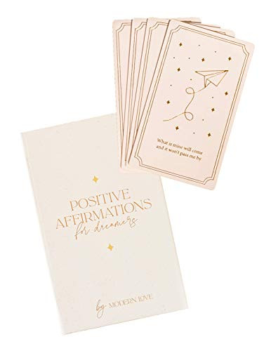 Affirmation Deck - 40 Positive Cards for Women - Inspirational and Motivational Daily Quotes - Perfect for Self-Care Self-Love Mindfulness Stress Relief and Thoughtful Care Package Gifts