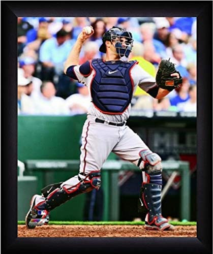 Joe Mauer Minnesota Twins MLB Action Photo Size 9 x 11 Framed