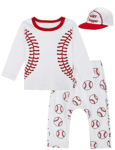 COSLAND Baseball Outfits Baby Boys Sports Costume Size 12-18 Months