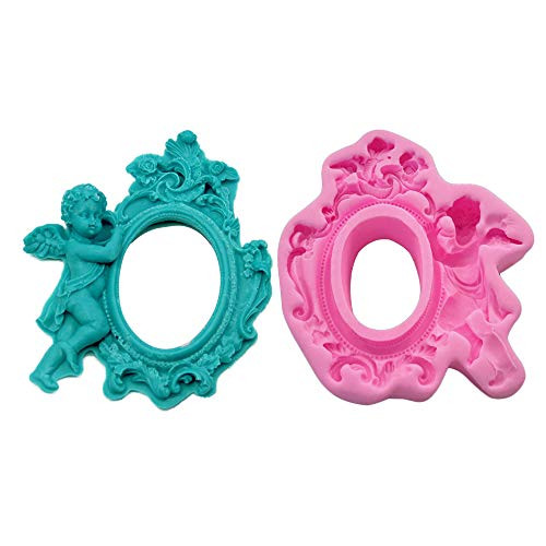 Angel Frame Silicone Mold Chocolate Cake Decoration Craft Molds Fondant Baking Tools Soap Polymer Clay