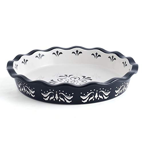 Original Heart Pie Pan Pie Dish Ceramic Pie Plate Deep Dish Pie Pan 9 inch Pie Pan Black Pie Dish for Kitchen Original Heart Pie Pan Pie Dish Ceramic Pie Plate Deep Dish Pie Pan 9 inch Pie Pan Black Pie Dish for Kitchen