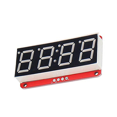 ZJYSM Module 3pcs 4-bit 0_56 Inch 7-Segment LED Digital Tube Module I2C Control 2-line Control HT16K33 LED Display Module