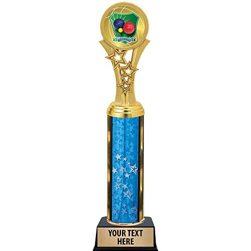 Bocce Ball Trophies 11 Blue Stars Bocce Ball Trophy Award Free Engraving Prime Bocce Ball Trophies 11 Blue Stars Bocce Ball Trophy Award Free Engraving Prime