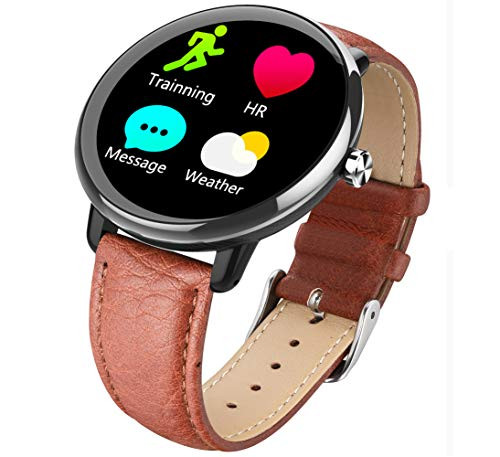 SSANGYONG Smart Watch Fitness Tracker with Heart Rate Monitor Activity Tracker with 1_3 Touch Screen IP68 Waterproof Pedometer Smartwatch with Sleep Monitor Step Counter for Women and MenSilver