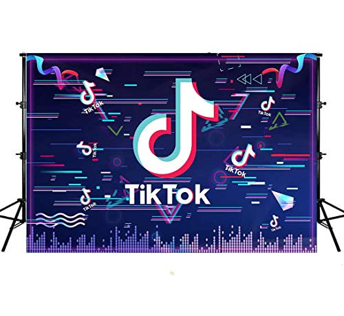 Mohoto TIK tok Backdrop Banner for Birthday Party Musical Disco Prom Events Backgrounds 7X5ft Sweet 16th Celebration Studio Pictures Photoshoot Mohoto TIK tok Backdrop Banner for Birthday Party Musical Disco Prom Events Backgrounds 7X5ft Sweet 16th Celebration Studio Pictures Photoshoot