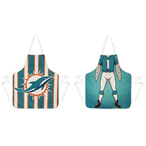 Team Sports America Miami Dolphins Double Side Apron
