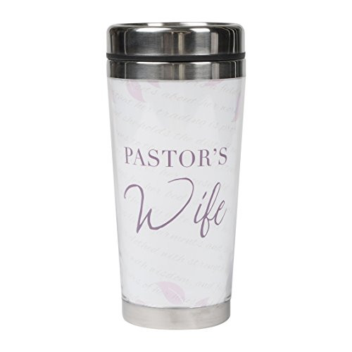 Pastor's Wife Faded Leaves 16 Ounce Stainless Steel Travel Tumbler Mug